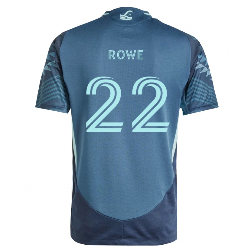 Danxen Kvinnor Kelyn Rowe #22 Marinblå Grön Bortatröja Matchtröjor 2026/27 Tröjor T-Tröja