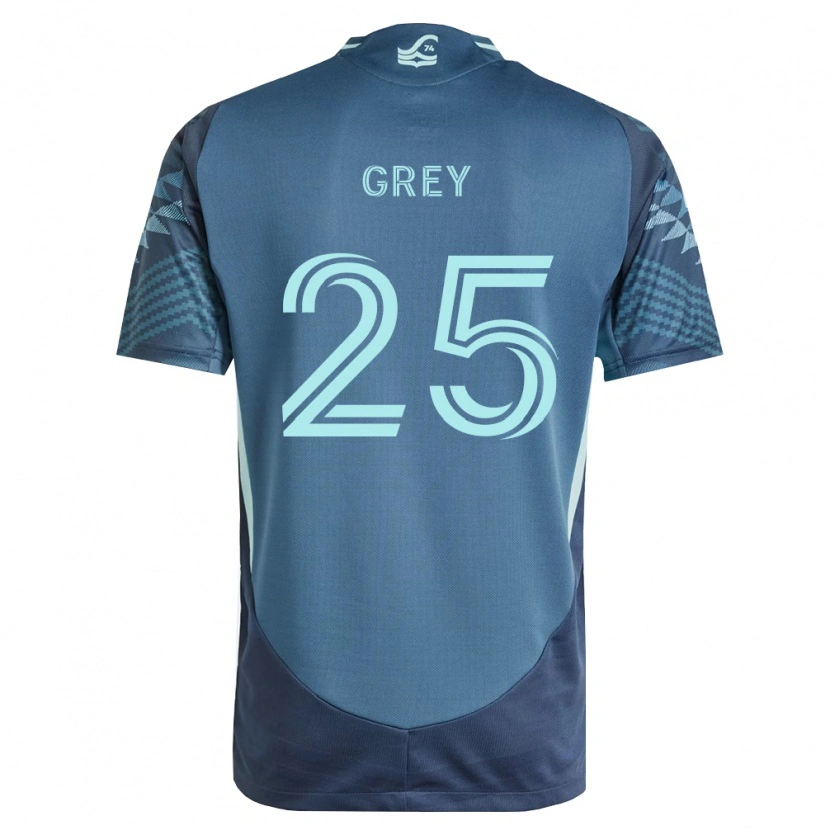 Danxen Kvinnor Mireya Grey #25 Marinblå Grön Bortatröja Matchtröjor 2026/27 Tröjor T-Tröja