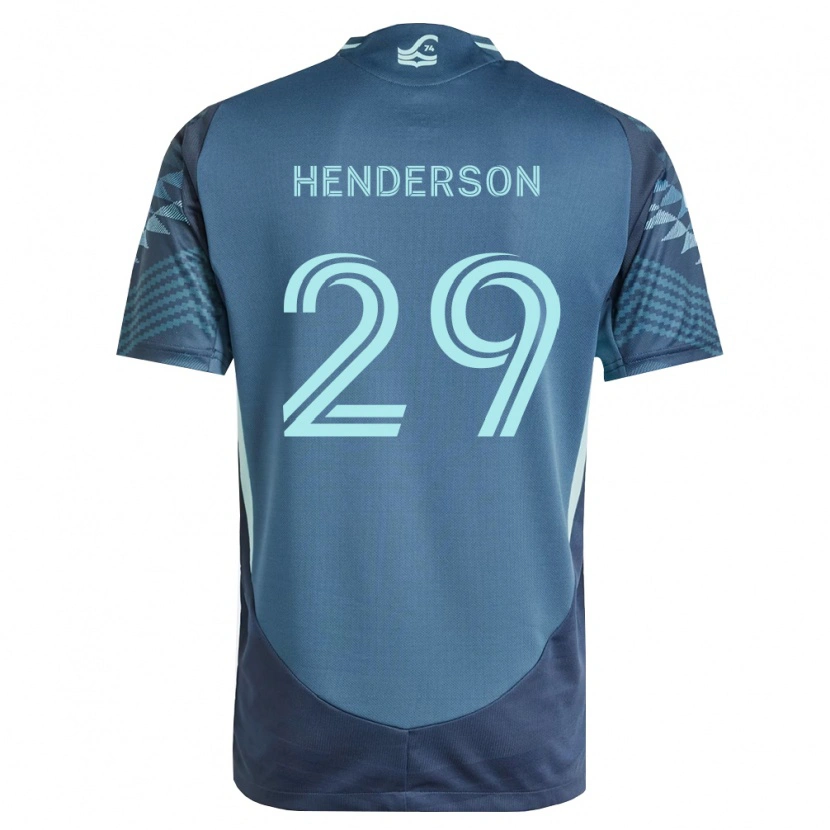 Danxen Kvinnor Anna Henderson #29 Marinblå Grön Bortatröja Matchtröjor 2026/27 Tröjor T-Tröja