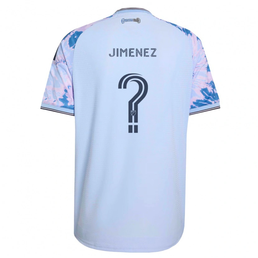 Danxen Kvinnor Kevin Jimenez #0 Kungligt Blå Vit Svart Bortatröja Matchtröjor 2026/27 Tröjor T-Tröja