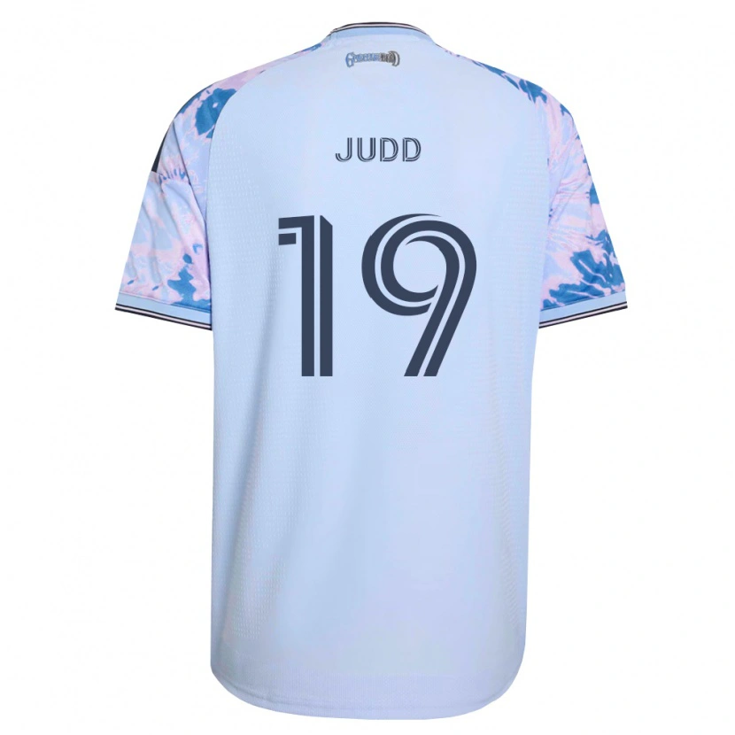 Danxen Kvinnor Preston Judd #19 Kungligt Blå Vit Svart Bortatröja Matchtröjor 2026/27 Tröjor T-Tröja