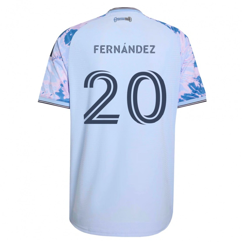 Danxen Kvinnor Nick Fernández #20 Kungligt Blå Vit Svart Bortatröja Matchtröjor 2026/27 Tröjor T-Tröja