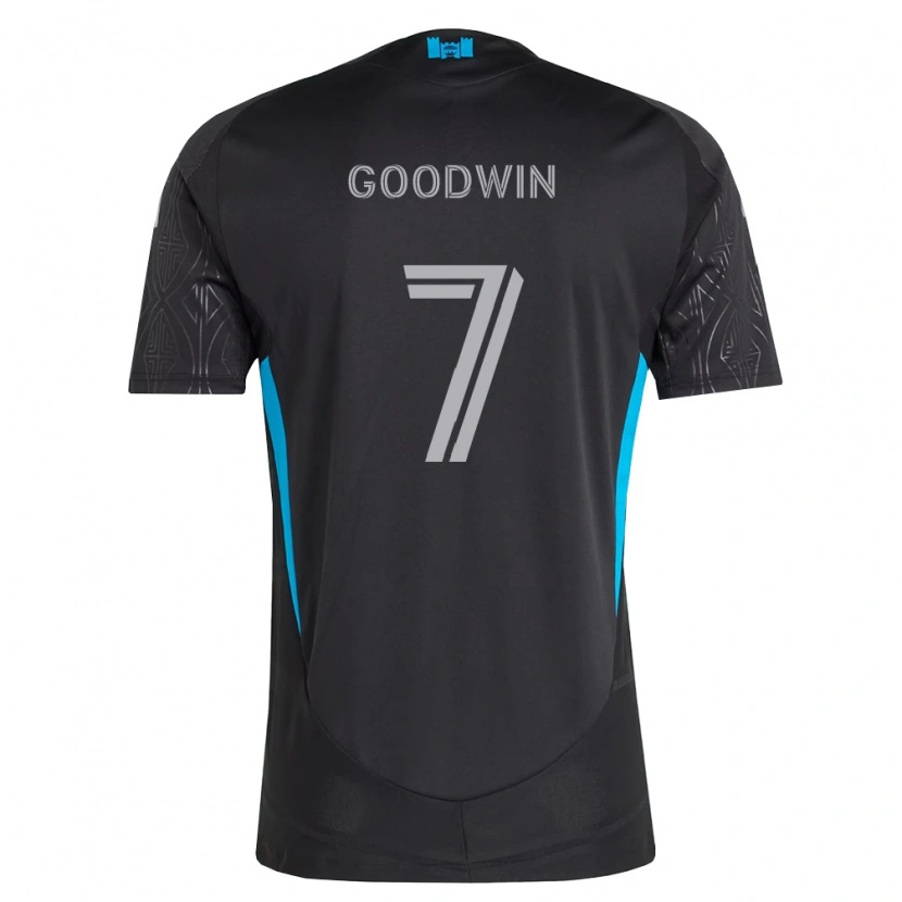 Danxen Kvinnor Archie Goodwin #7 Svart Vit Himmelsblå Bortatröja Matchtröjor 2026/27 Tröjor T-Tröja