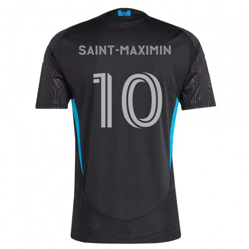 Danxen Kvinnor Allan Saint-Maximin #10 Svart Vit Himmelsblå Bortatröja Matchtröjor 2026/27 Tröjor T-Tröja