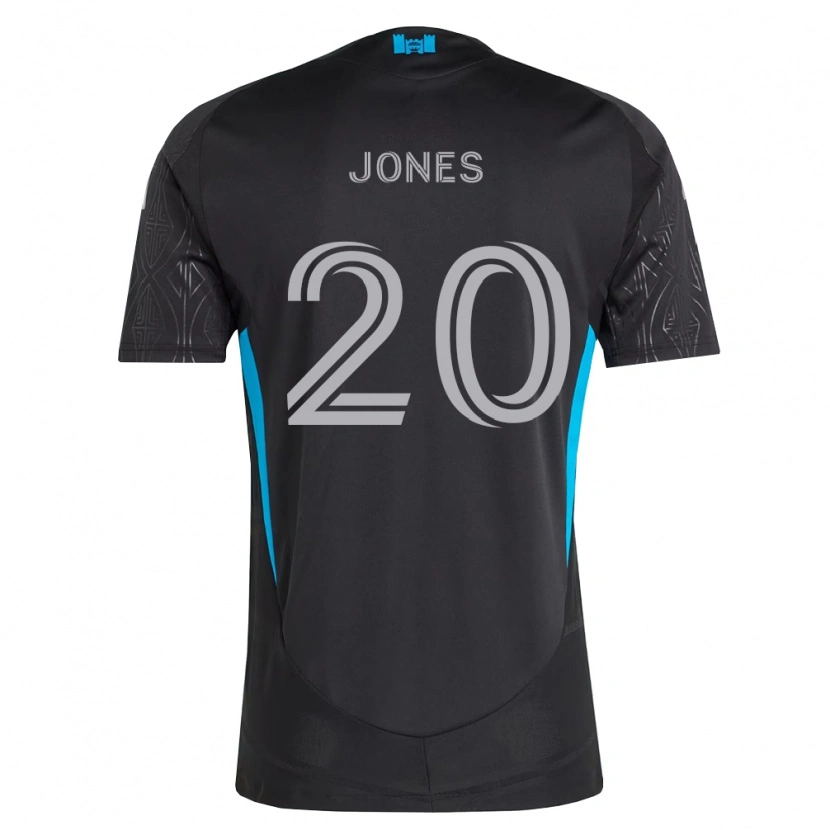 Danxen Kvinnor Derrick Jones #20 Svart Vit Himmelsblå Bortatröja Matchtröjor 2026/27 Tröjor T-Tröja