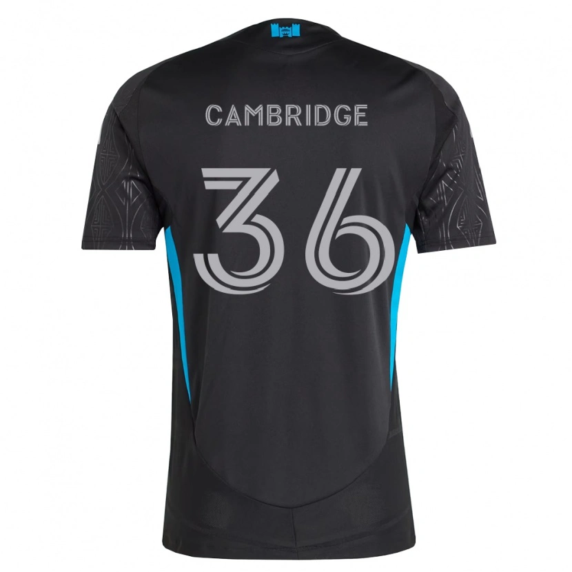 Danxen Kvinnor Brandon Cambridge #36 Svart Vit Himmelsblå Bortatröja Matchtröjor 2026/27 Tröjor T-Tröja