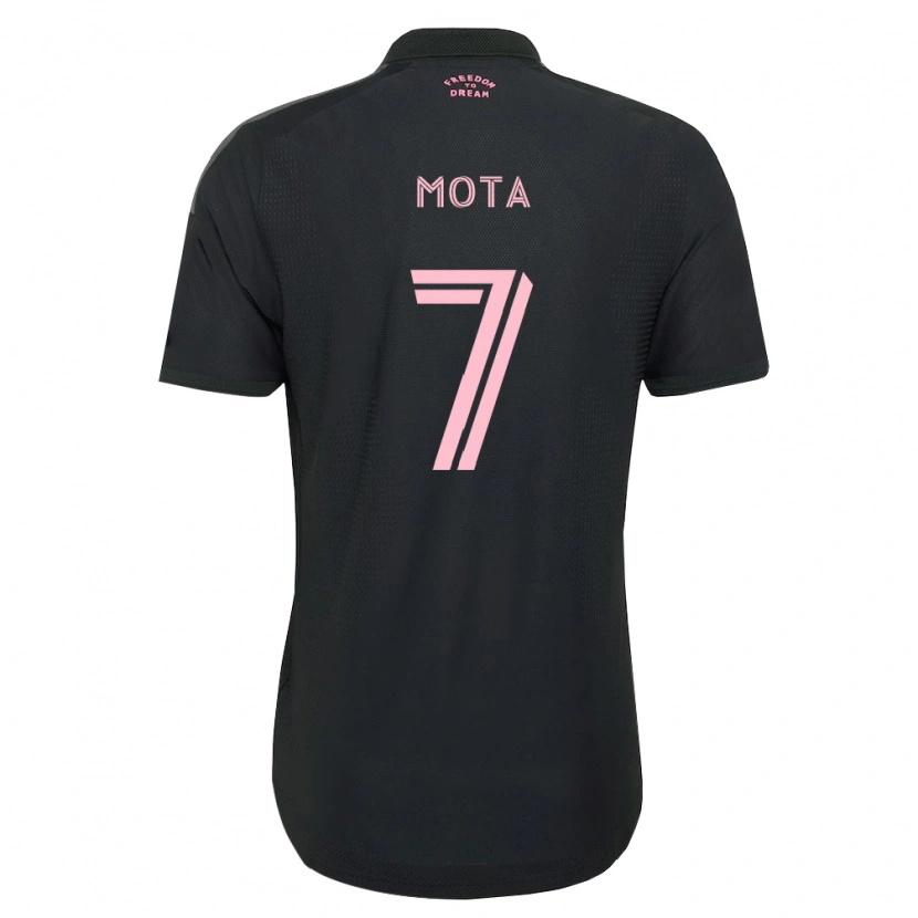 Danxen Kvinnor Jean Mota #7 Rosa Svart Vit Bortatröja Matchtröjor 2026/27 Tröjor T-Tröja