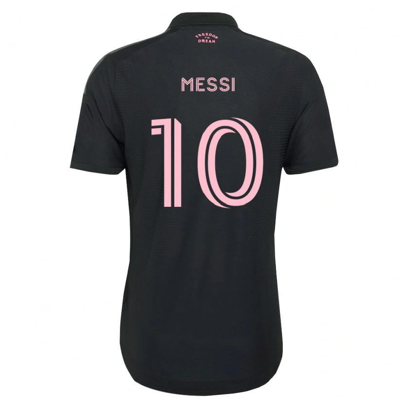 Danxen Kvinnor Lionel Messi #10 Rosa Svart Vit Bortatröja Matchtröjor 2026/27 Tröjor T-Tröja