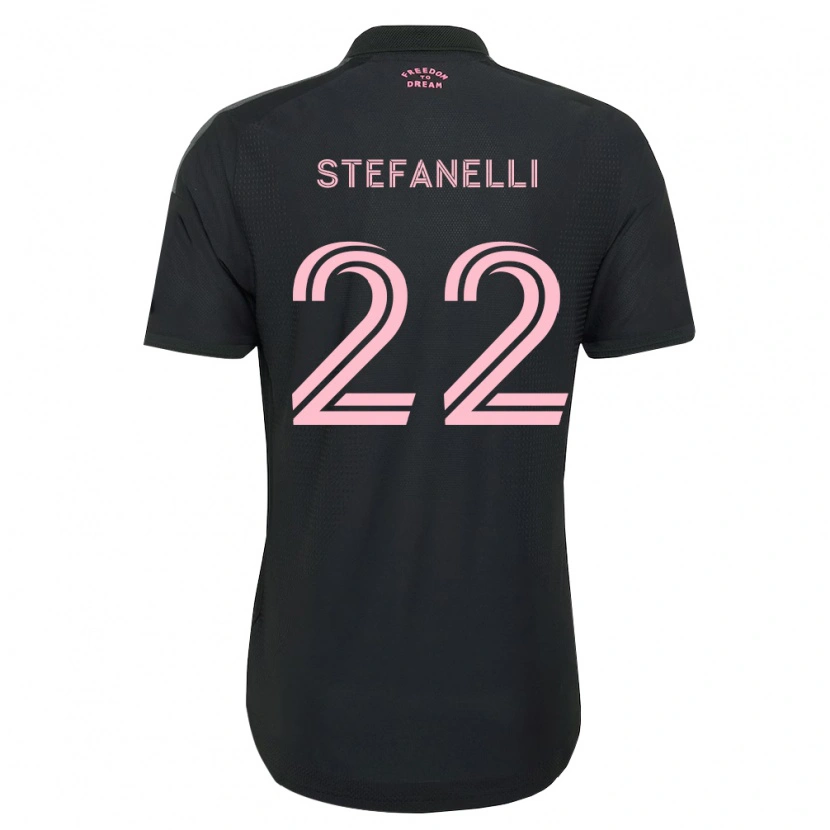 Danxen Kvinnor Nicolás Stefanelli #22 Rosa Svart Vit Bortatröja Matchtröjor 2026/27 Tröjor T-Tröja