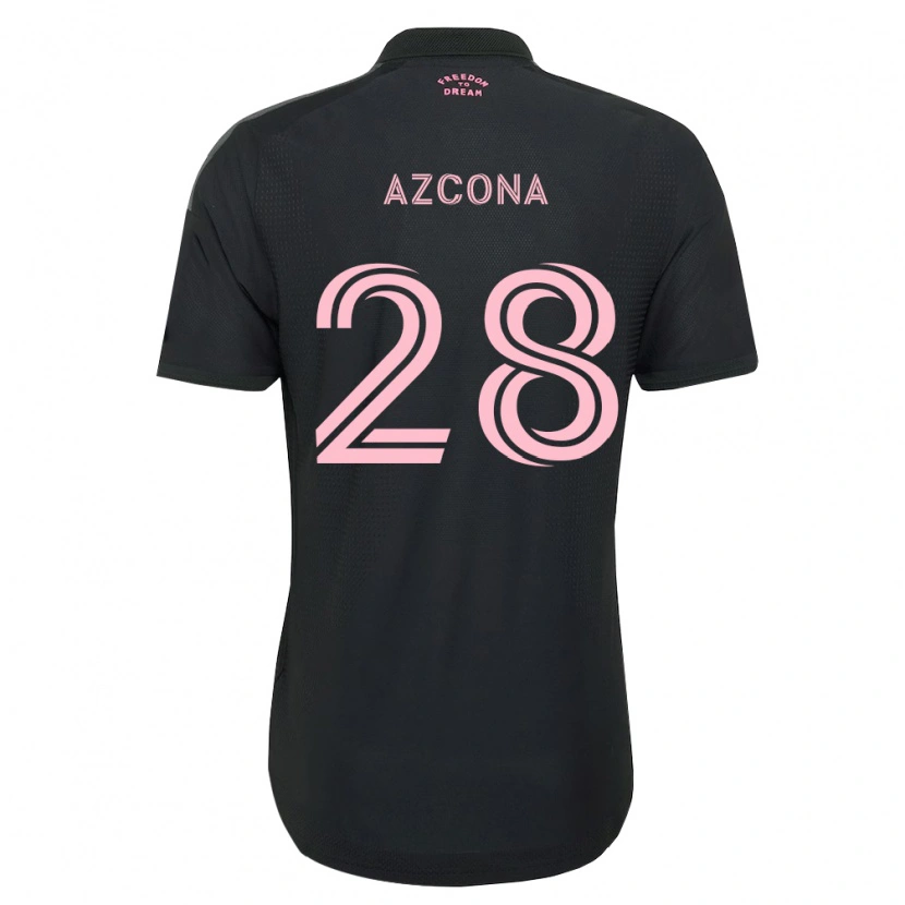 Danxen Kvinnor Edison Azcona #28 Rosa Svart Vit Bortatröja Matchtröjor 2026/27 Tröjor T-Tröja