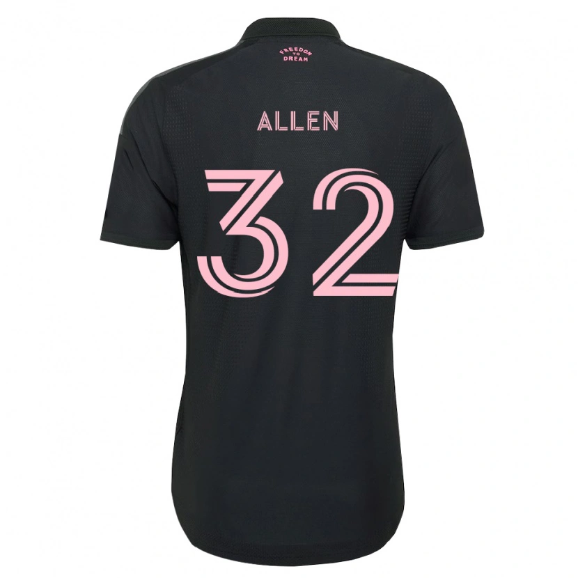 Danxen Kvinnor Noah Allen #32 Rosa Svart Vit Bortatröja Matchtröjor 2026/27 Tröjor T-Tröja