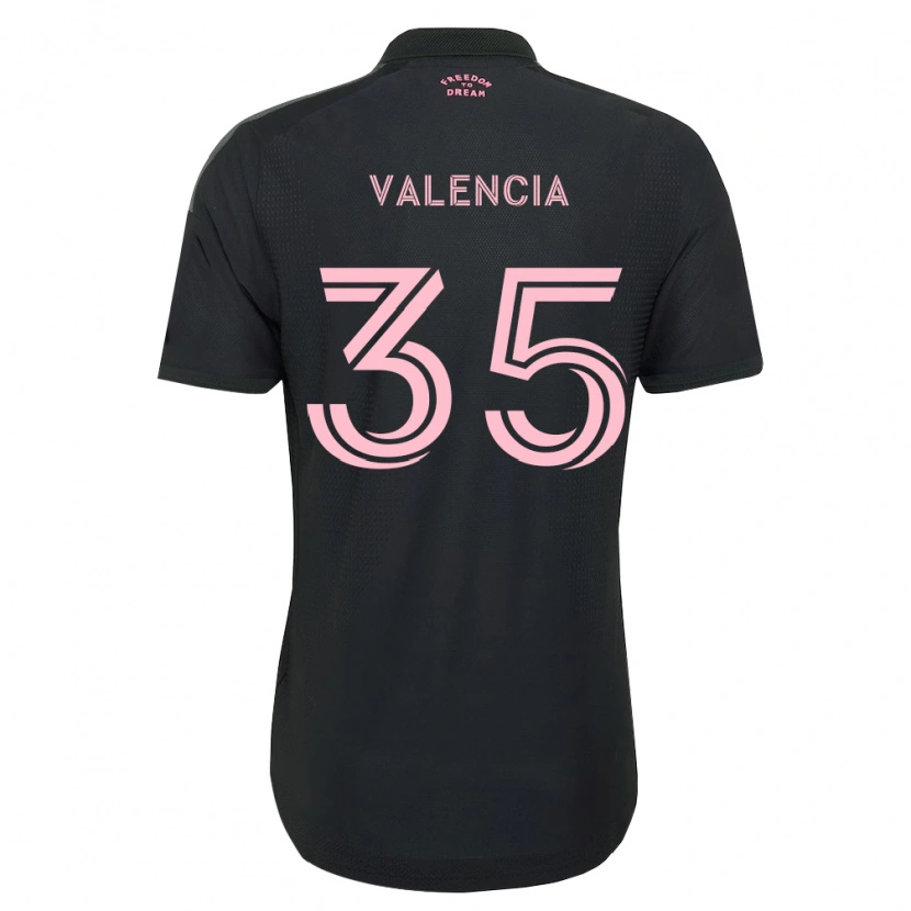Danxen Kvinnor Felipe Valencia #35 Rosa Svart Vit Bortatröja Matchtröjor 2026/27 Tröjor T-Tröja