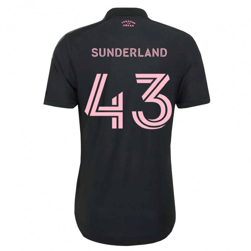 Danxen Kvinnor Lawson Sunderland #43 Rosa Svart Vit Bortatröja Matchtröjor 2026/27 Tröjor T-Tröja