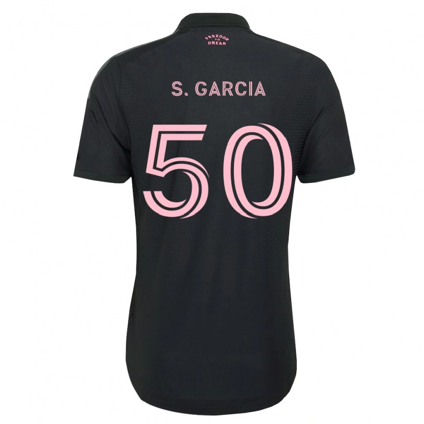 Danxen Kvinnor Santiago Garcia #50 Rosa Svart Vit Bortatröja Matchtröjor 2026/27 Tröjor T-Tröja