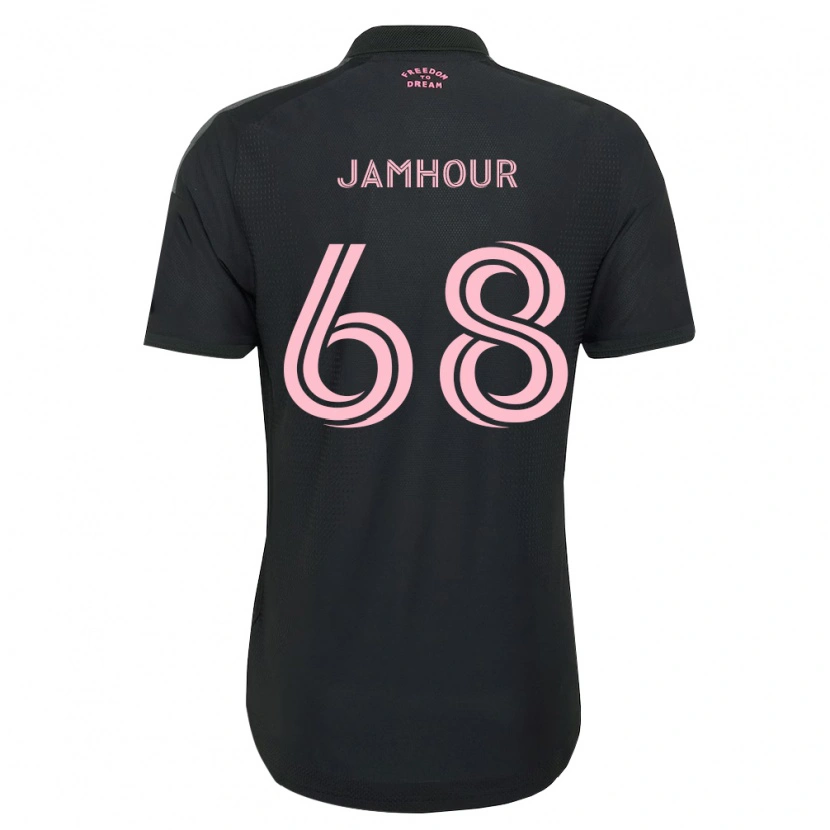 Danxen Kvinnor Mohammed Jamhour #68 Rosa Svart Vit Bortatröja Matchtröjor 2026/27 Tröjor T-Tröja