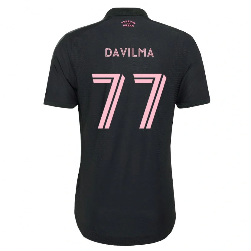 Danxen Kvinnor Kensly Davilma #77 Rosa Svart Vit Bortatröja Matchtröjor 2026/27 Tröjor T-Tröja