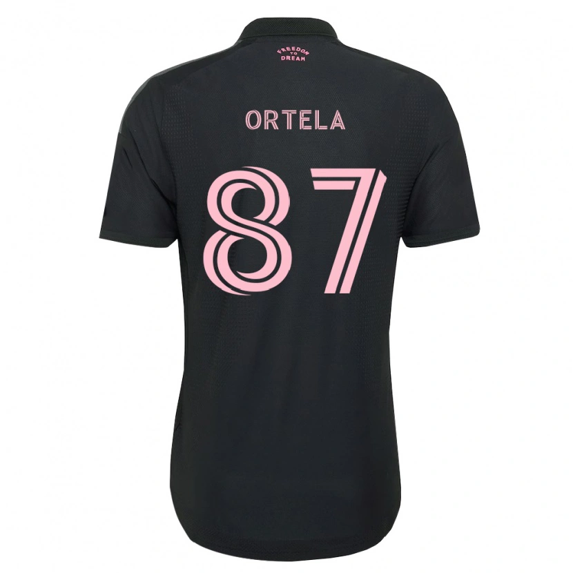 Danxen Kvinnor Jerremy Ortela #87 Rosa Svart Vit Bortatröja Matchtröjor 2026/27 Tröjor T-Tröja