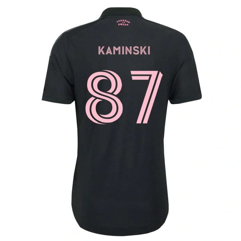 Danxen Kvinnor Brett Kaminski #87 Rosa Svart Vit Bortatröja Matchtröjor 2026/27 Tröjor T-Tröja