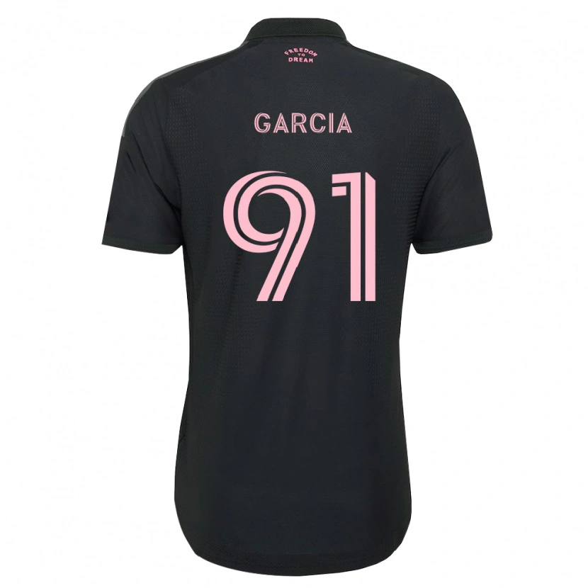 Danxen Kvinnor Lesther García #91 Rosa Svart Vit Bortatröja Matchtröjor 2026/27 Tröjor T-Tröja