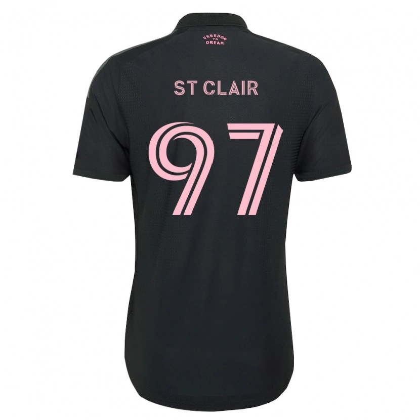 Danxen Kvinnor Dayne St. Clair #97 Rosa Svart Vit Bortatröja Matchtröjor 2026/27 Tröjor T-Tröja