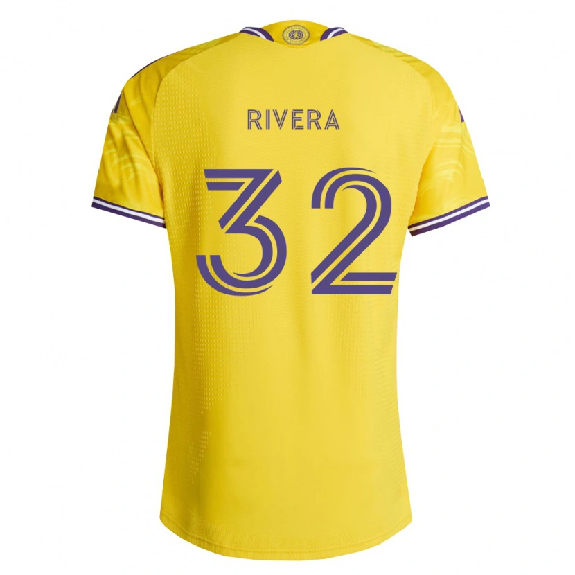 Danxen Kvinnor Wilfredo Rivera #32 Gul Lila Bortatröja Matchtröjor 2026/27 Tröjor T-Tröja