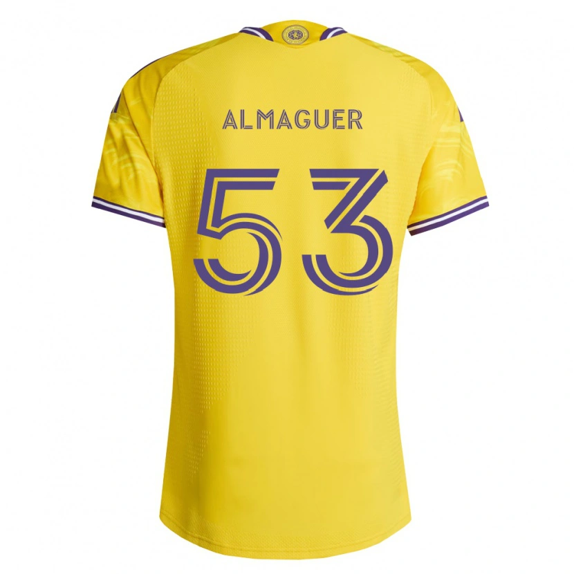 Danxen Kvinnor Jorge Almaguer #53 Gul Lila Bortatröja Matchtröjor 2026/27 Tröjor T-Tröja
