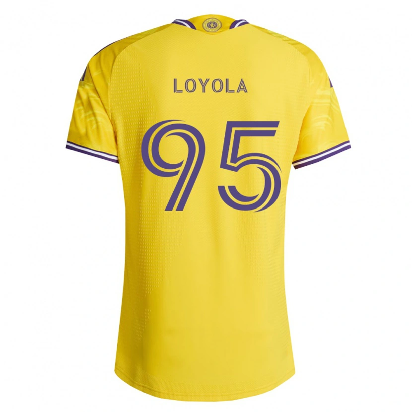Danxen Kvinnor Favian Loyola #95 Gul Lila Bortatröja Matchtröjor 2026/27 Tröjor T-Tröja