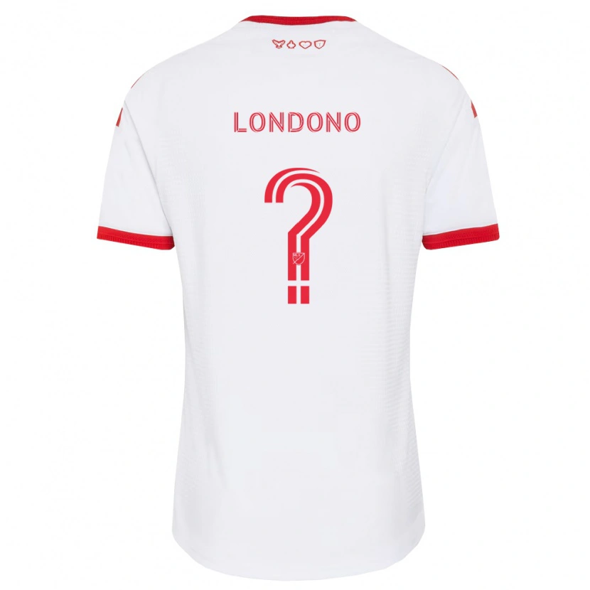 Danxen Kvinnor Tyler Londono #0 Vit Röd Svart Bortatröja Matchtröjor 2026/27 Tröjor T-Tröja