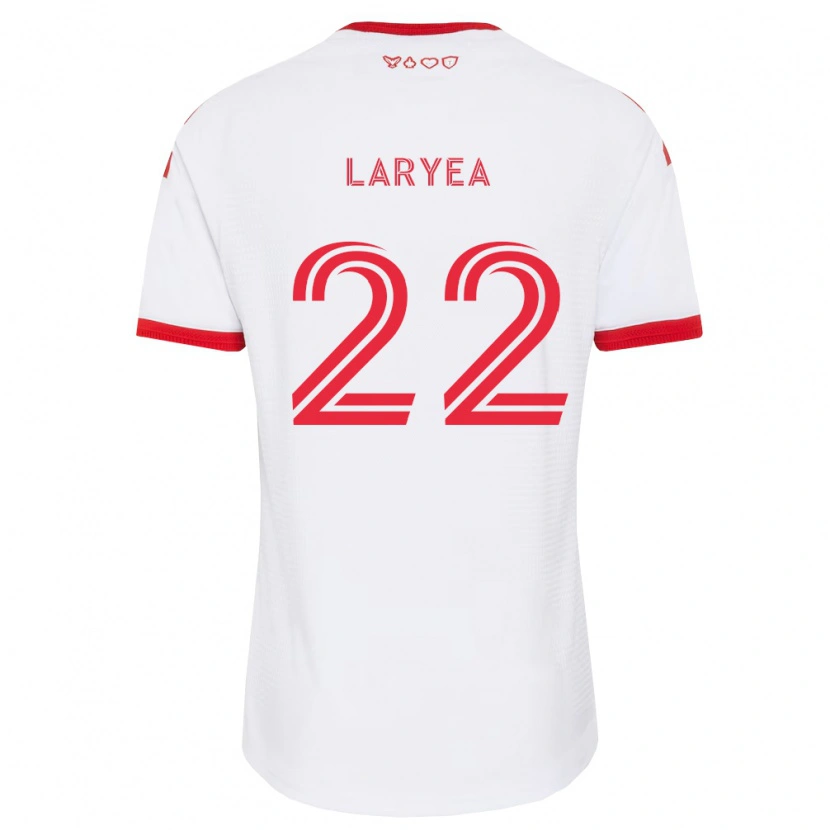 Danxen Kvinnor Richie Laryea #22 Vit Röd Svart Bortatröja Matchtröjor 2026/27 Tröjor T-Tröja