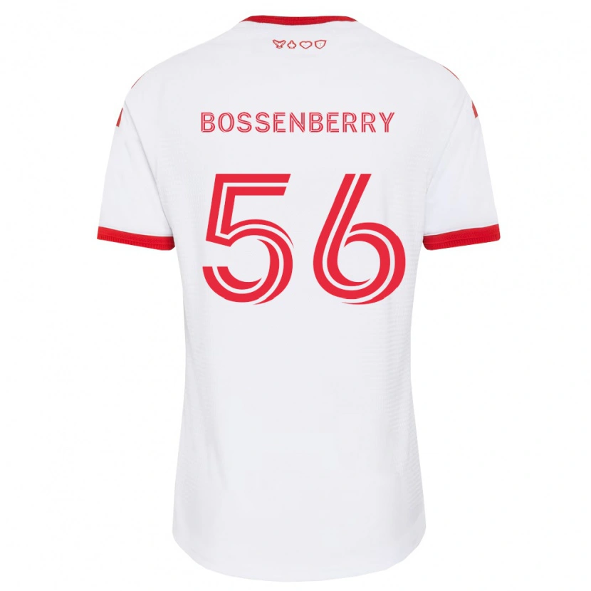 Danxen Kvinnor Antone Bossenberry #56 Vit Röd Svart Bortatröja Matchtröjor 2026/27 Tröjor T-Tröja