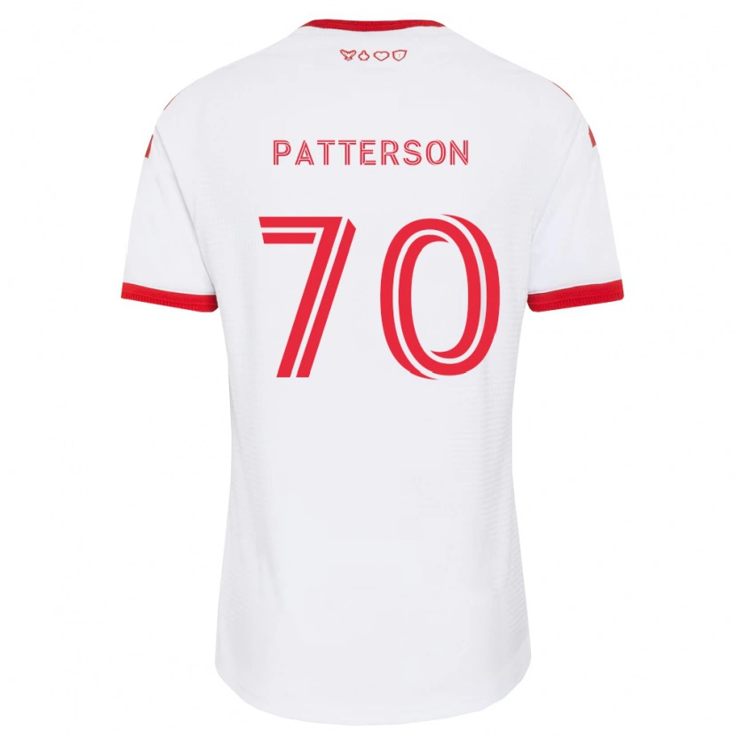 Danxen Kvinnor Harrison Patterson #70 Vit Röd Svart Bortatröja Matchtröjor 2026/27 Tröjor T-Tröja