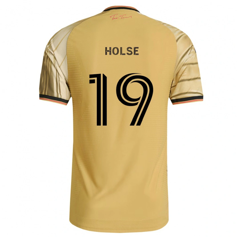 Danxen Kvinnor Carlo Holse #19 Brun Gul Svart Bortatröja Matchtröjor 2026/27 Tröjor T-Tröja