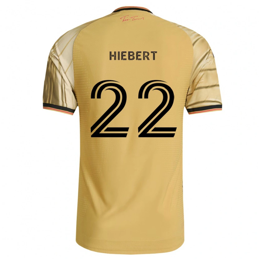 Danxen Kvinnor Kyle Hiebert #22 Brun Gul Svart Bortatröja Matchtröjor 2026/27 Tröjor T-Tröja