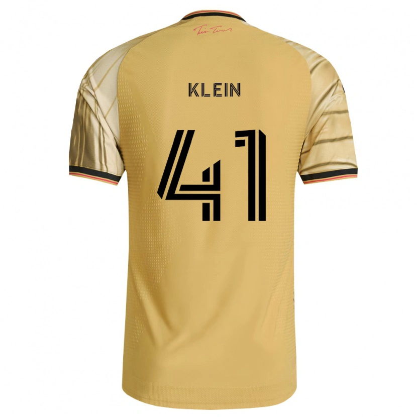 Danxen Kvinnor Johnny Klein #41 Brun Gul Svart Bortatröja Matchtröjor 2026/27 Tröjor T-Tröja