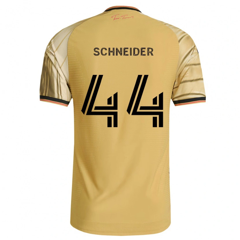 Danxen Kvinnor Max Schneider #44 Brun Gul Svart Bortatröja Matchtröjor 2026/27 Tröjor T-Tröja
