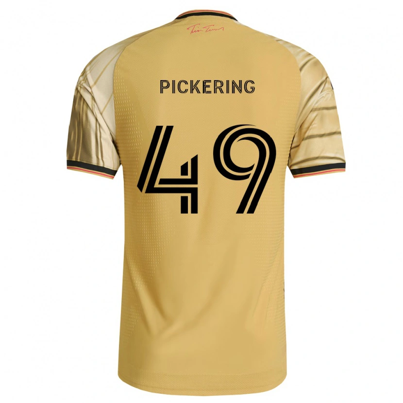 Danxen Kvinnor Nighte Pickering #49 Brun Gul Svart Bortatröja Matchtröjor 2026/27 Tröjor T-Tröja