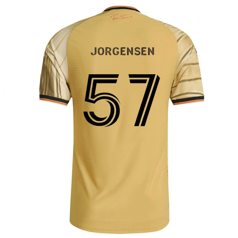 Danxen Kvinnor Owen Jorgensen #57 Brun Gul Svart Bortatröja Matchtröjor 2026/27 Tröjor T-Tröja