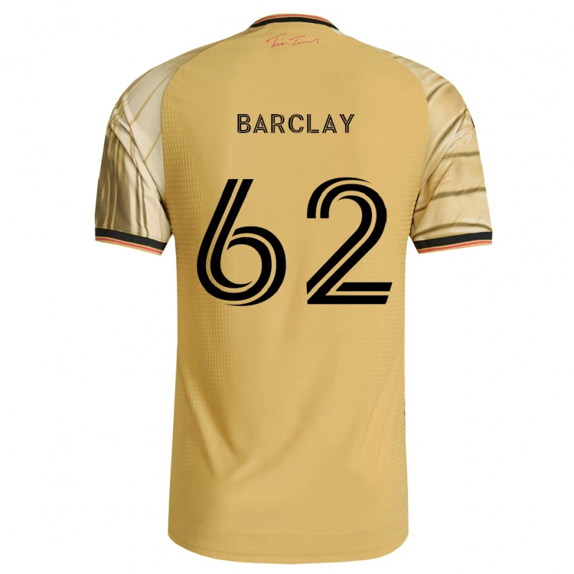 Danxen Kvinnor Jemone Barclay #62 Brun Gul Svart Bortatröja Matchtröjor 2026/27 Tröjor T-Tröja