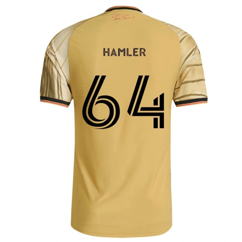 Danxen Kvinnor Cobe Hamler #64 Brun Gul Svart Bortatröja Matchtröjor 2026/27 Tröjor T-Tröja