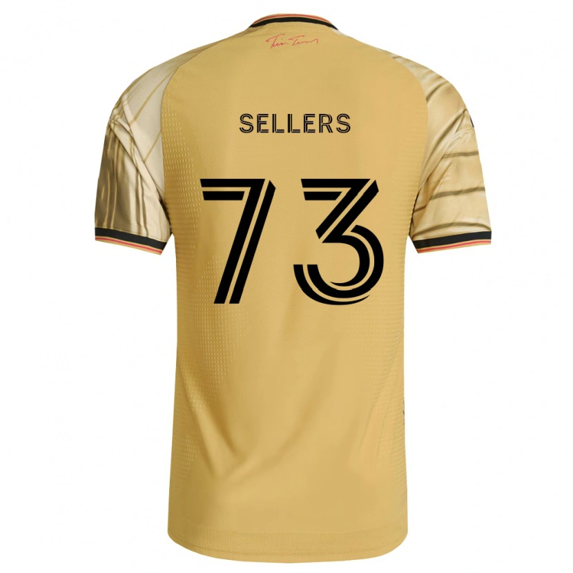 Danxen Kvinnor Braydon Sellers #73 Brun Gul Svart Bortatröja Matchtröjor 2026/27 Tröjor T-Tröja