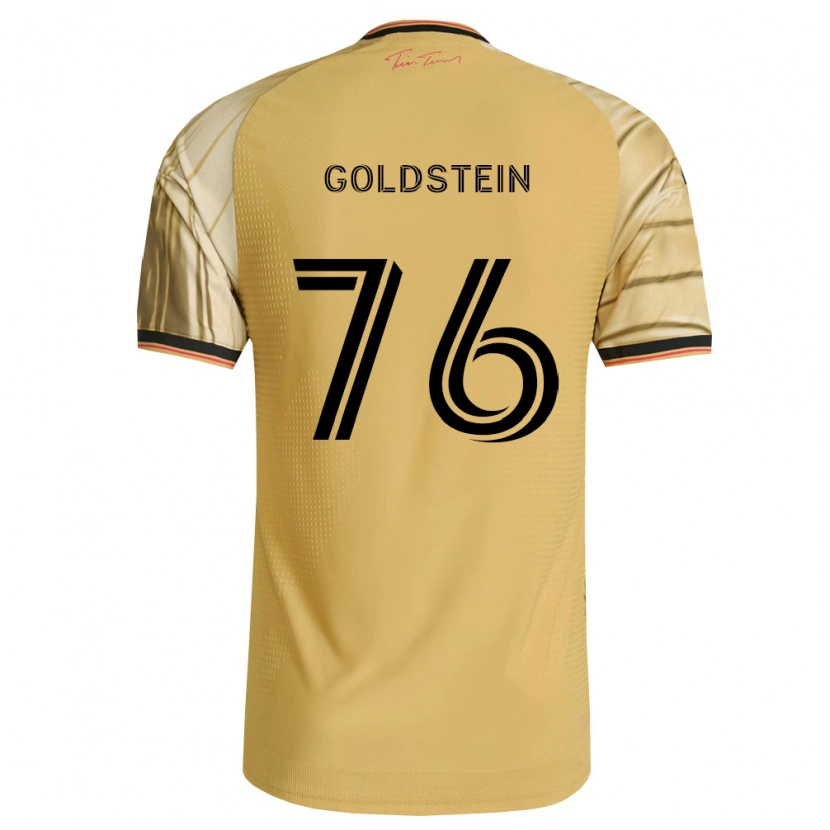 Danxen Kvinnor Sam Goldstein #76 Brun Gul Svart Bortatröja Matchtröjor 2026/27 Tröjor T-Tröja