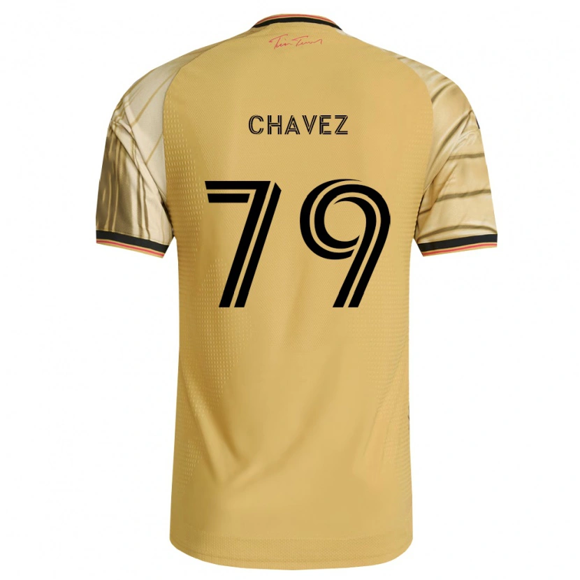 Danxen Kvinnor Emiliano Chavez #79 Brun Gul Svart Bortatröja Matchtröjor 2026/27 Tröjor T-Tröja