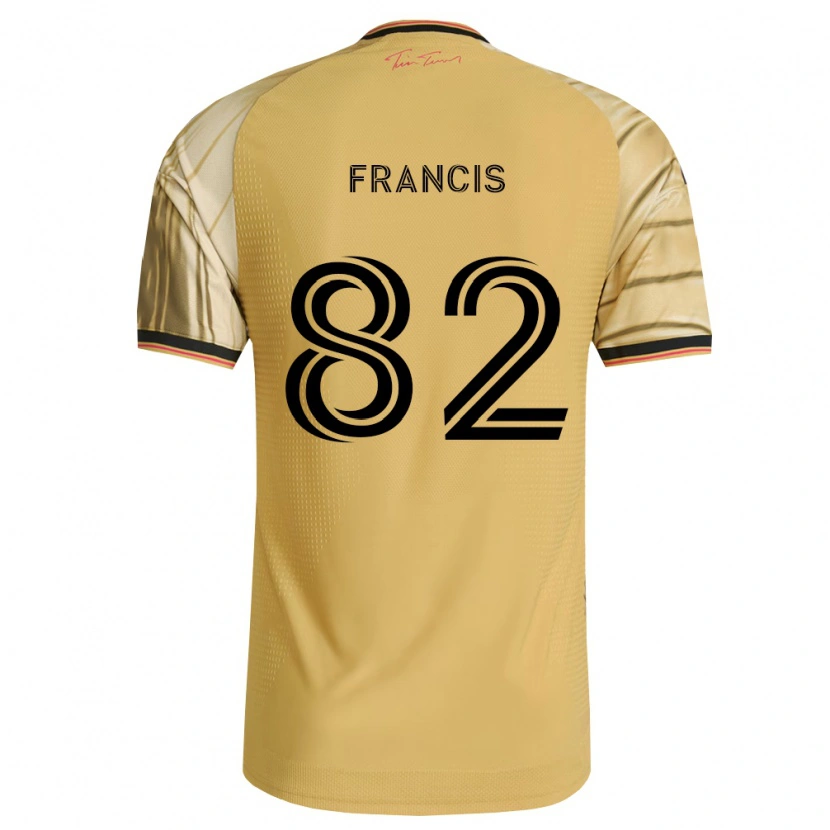 Danxen Kvinnor Patrick Francis #82 Brun Gul Svart Bortatröja Matchtröjor 2026/27 Tröjor T-Tröja