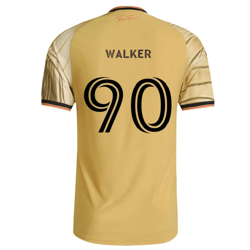 Danxen Kvinnor Eric Walker #90 Brun Gul Svart Bortatröja Matchtröjor 2026/27 Tröjor T-Tröja