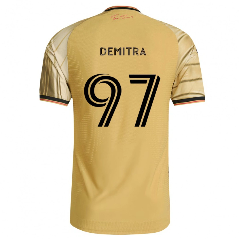 Danxen Kvinnor Lucas Demitra #97 Brun Gul Svart Bortatröja Matchtröjor 2026/27 Tröjor T-Tröja