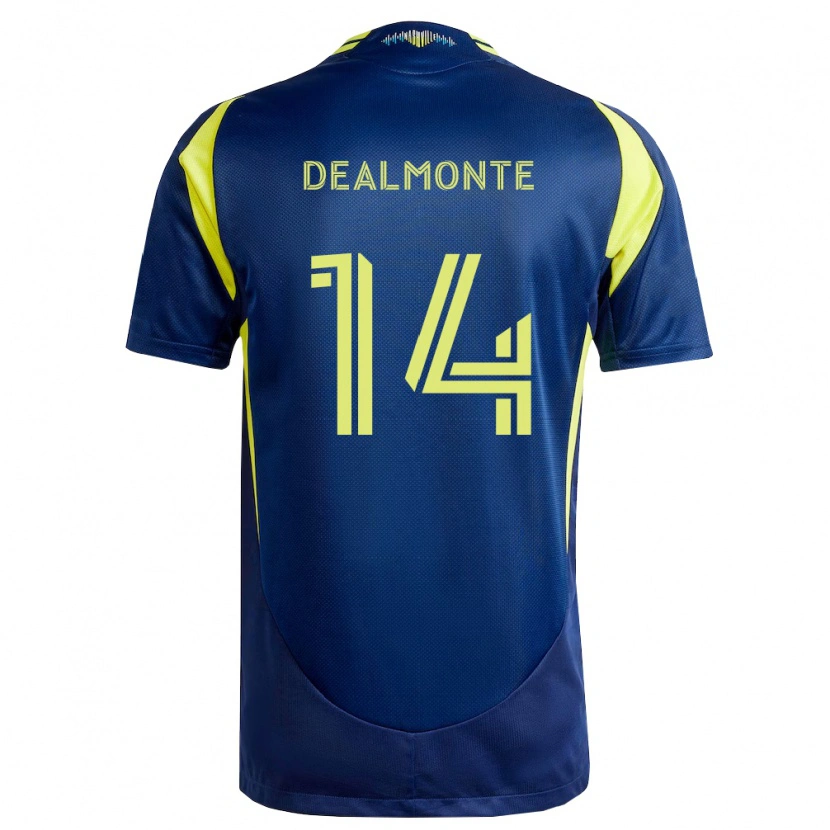 Danxen Kvinnor Charly Dealmonte #14 Gul Marinblå Bortatröja Matchtröjor 2026/27 Tröjor T-Tröja