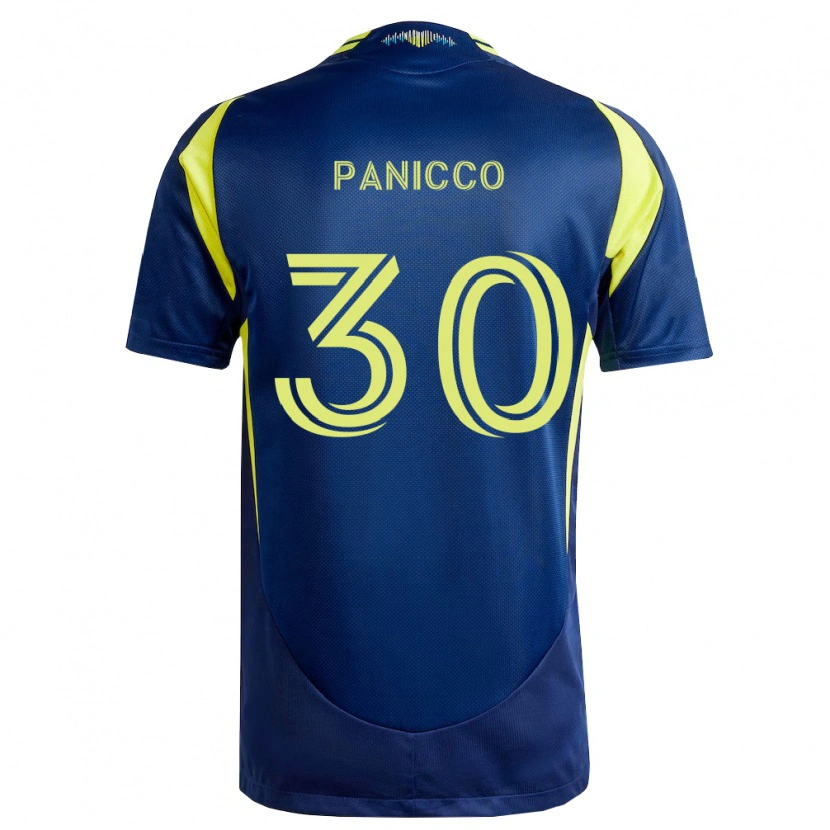 Danxen Kvinnor Elliot Panicco #30 Gul Marinblå Bortatröja Matchtröjor 2026/27 Tröjor T-Tröja