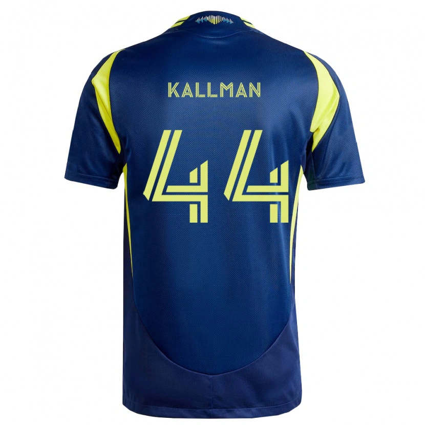 Danxen Kvinnor Brent Kallman #44 Gul Marinblå Bortatröja Matchtröjor 2026/27 Tröjor T-Tröja