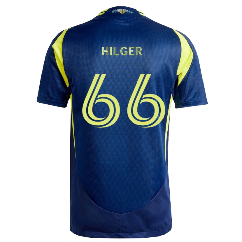 Danxen Kvinnor Brooks Hilger #66 Gul Marinblå Bortatröja Matchtröjor 2026/27 Tröjor T-Tröja