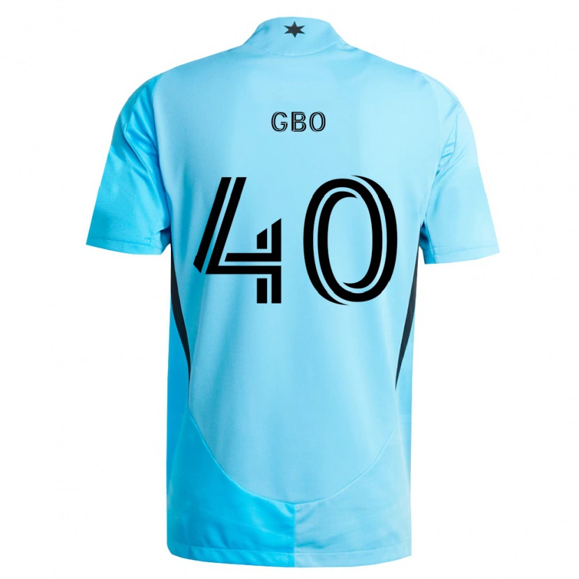 Danxen Kvinnor Cedrik Gbo #40 Ljusblå Svart Bortatröja Matchtröjor 2026/27 Tröjor T-Tröja